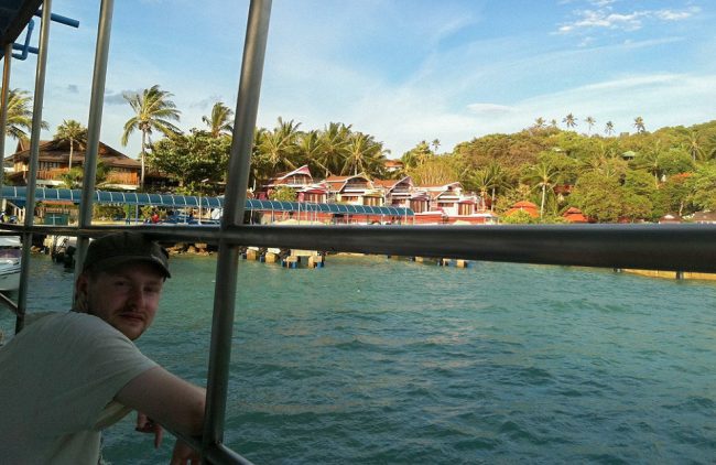 On my honeymoon in Thailand